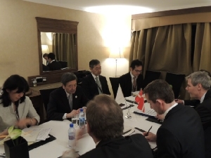 (WTO・アゼベド事務局長と会談)